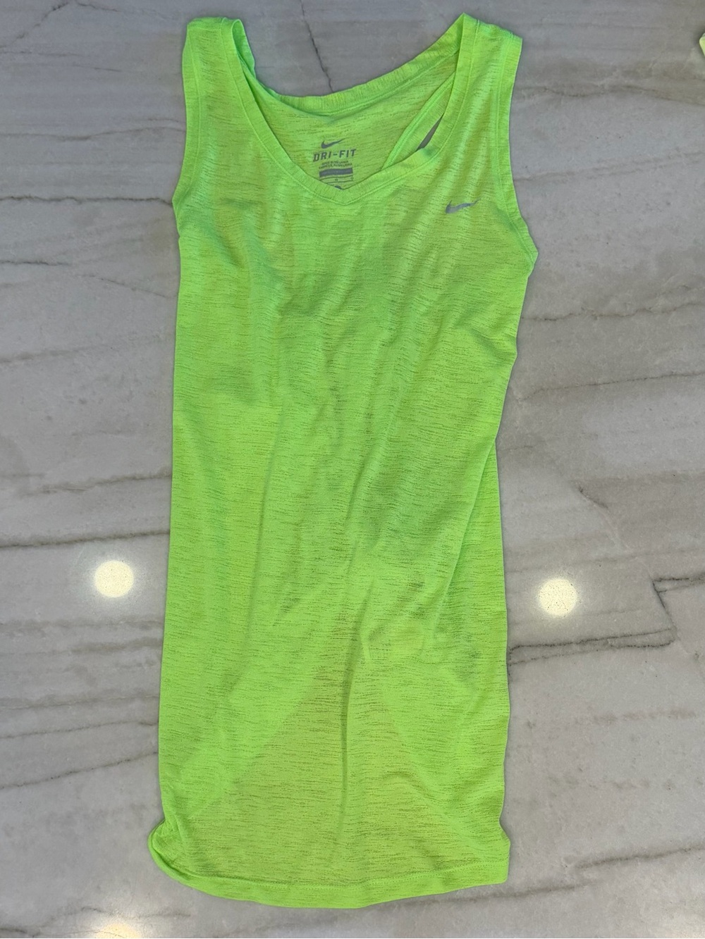 Nike Neon Lime Green Dri-FIT Women's Athletic Tank